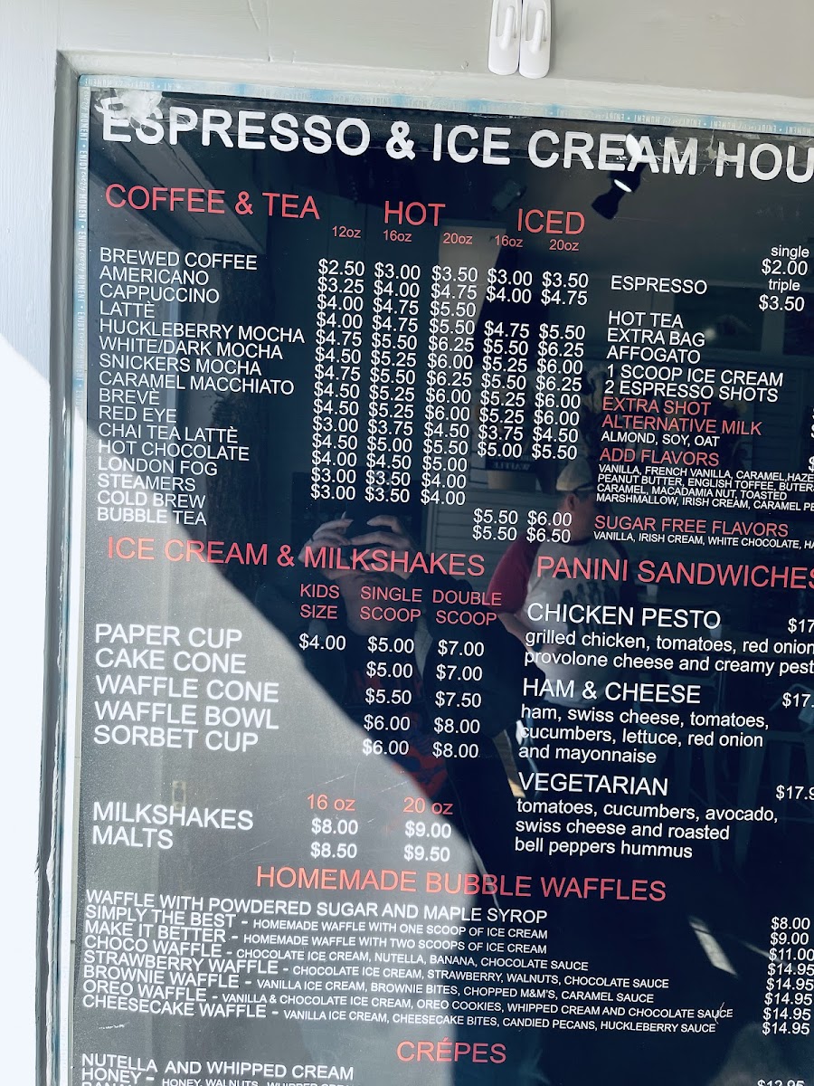 Espresso & Ice Cream House Menu - Image 3
